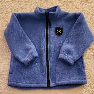 Cozy Blue Fleece Kids Jacket